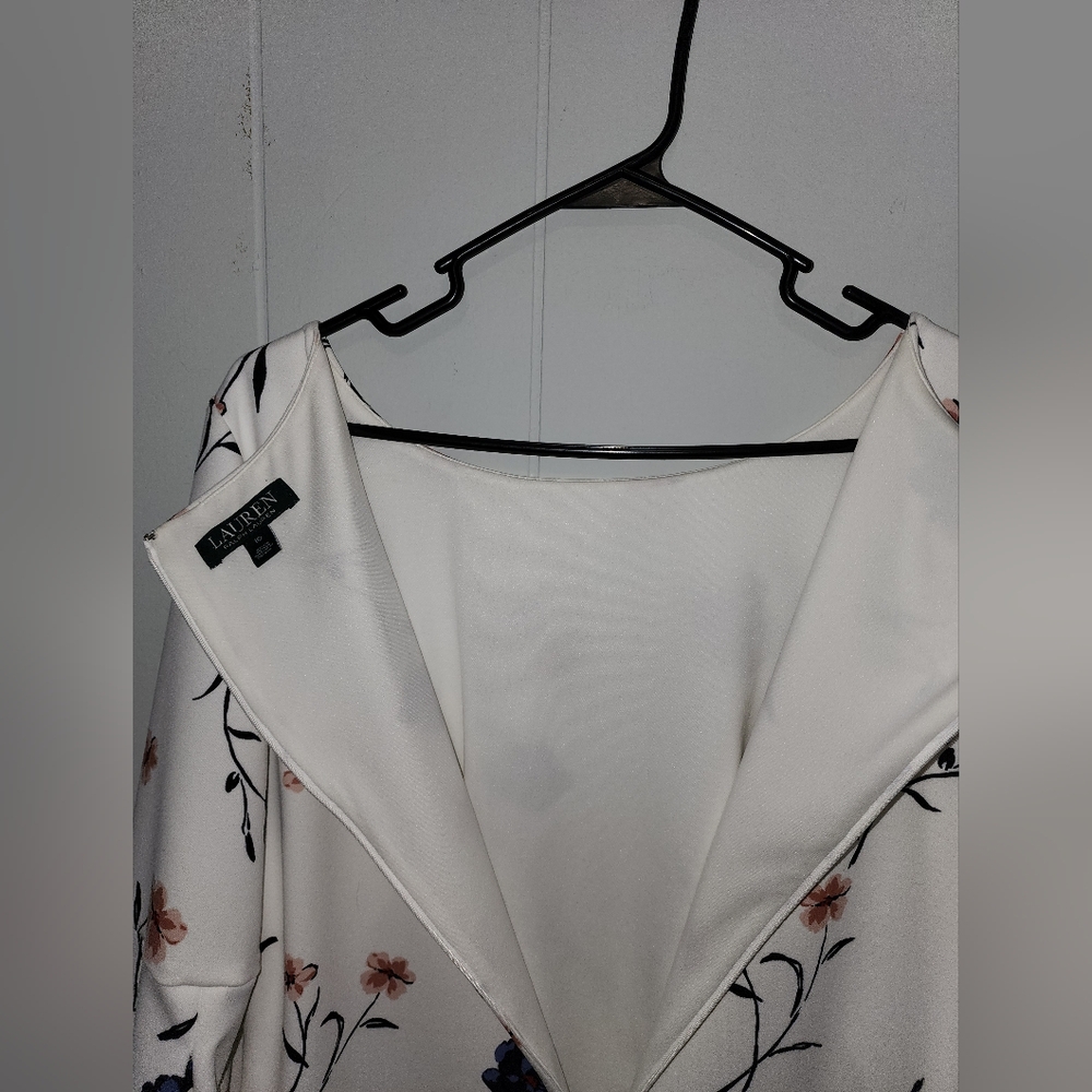 Ralph Lauren Stunning ๐ Boho Style Floral Bell Sleeve Dress - Picture 2 of 16